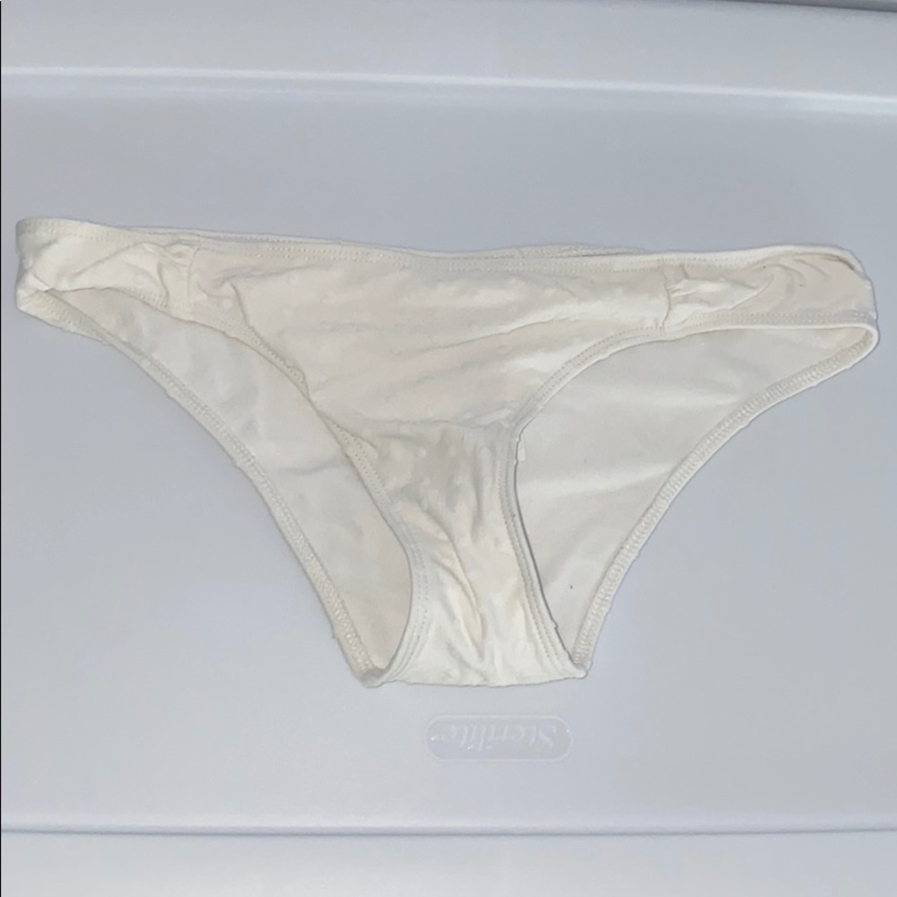 Abercrombie and Fitch white swim suits bottoms